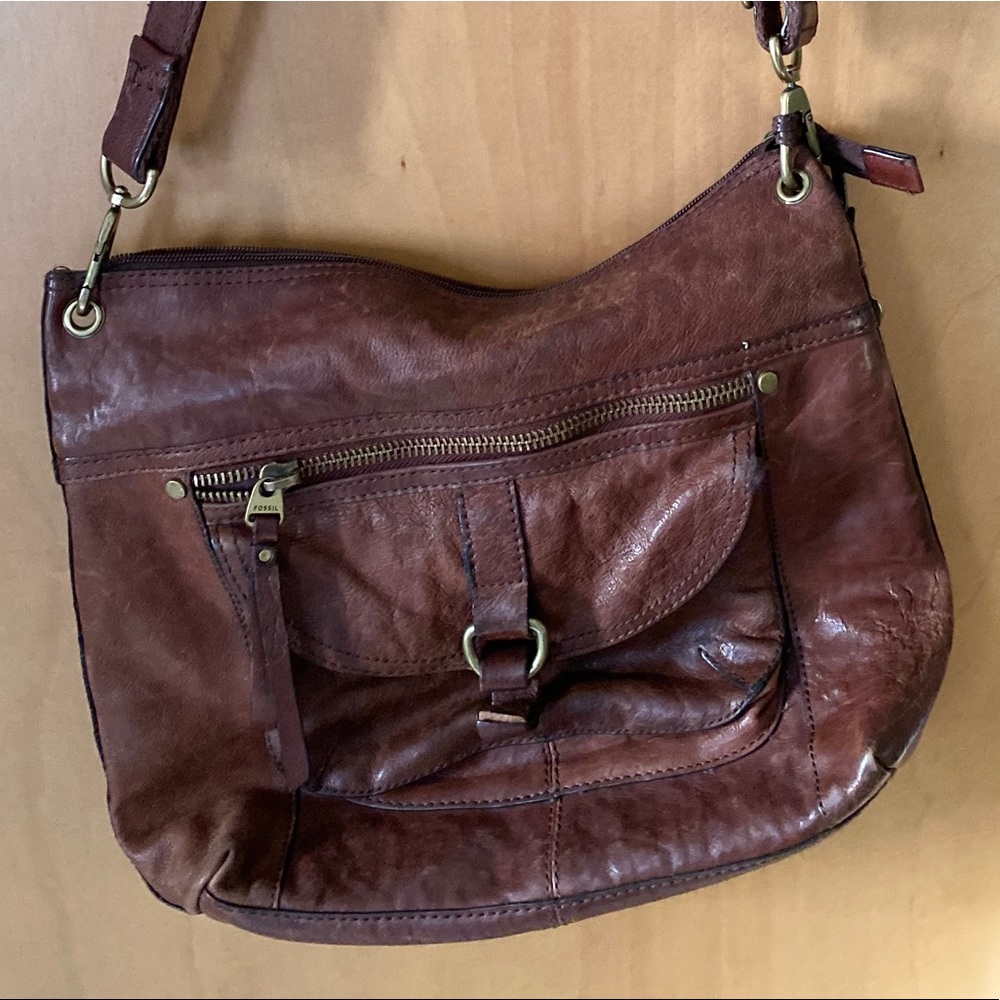 Fossil oversized crossbody purse